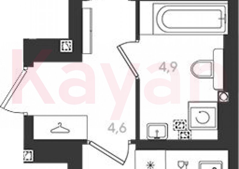 Продажа 1-комн. квартиры, 43.4 кв.м фото 0