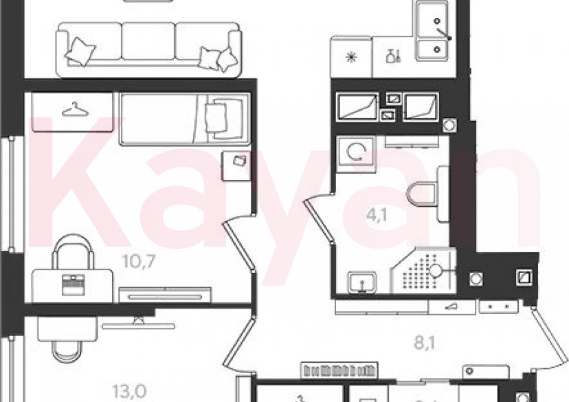 Продажа 2-комн. квартиры, 67.9 кв.м фото 0