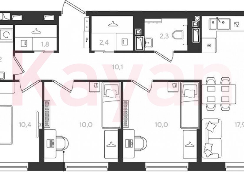 Продажа 3-комн. квартиры, 69.1 кв.м фото 0 Продажа 3-комн. квартиры, 69.1 кв.м фото 0
