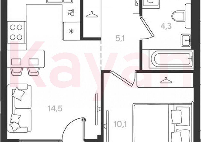 Продажа 1-комн. квартиры, 34 кв.м фото 0 Продажа 1-комн. квартиры, 34 кв.м фото 0