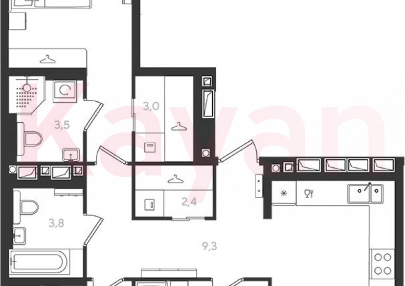 Продажа 3-комн. квартиры, 81.8 кв.м фото 0