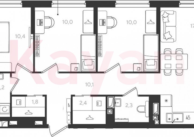 Продажа 3-комн. квартиры, 69.1 кв.м фото 0 Продажа 3-комн. квартиры, 69.1 кв.м фото 0