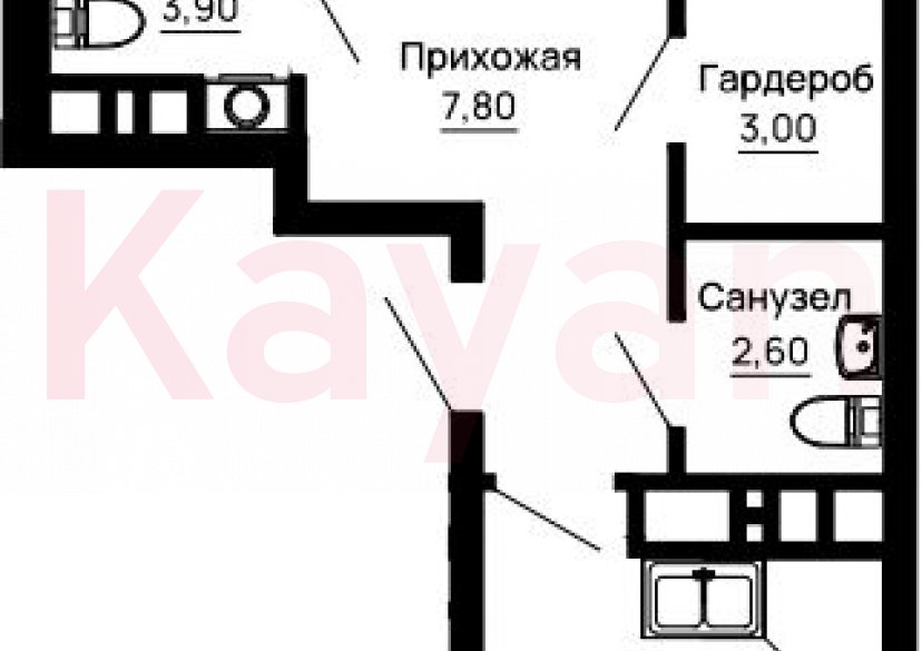 Продажа 2-комн. квартиры, 55.9 кв.м фото 0 Продажа 2-комн. квартиры, 55.9 кв.м фото 0