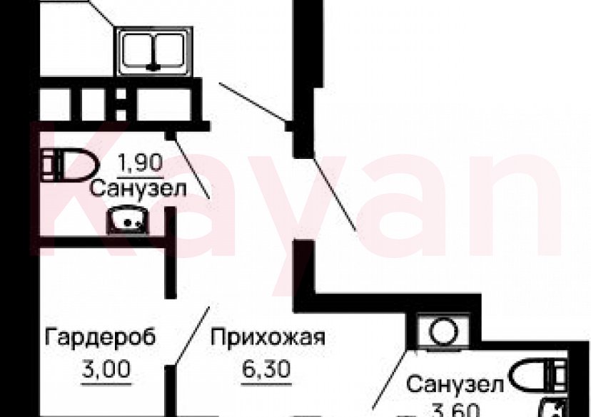 Продажа 2-комн. квартиры, 55.9 кв.м фото 0 Продажа 2-комн. квартиры, 55.9 кв.м фото 0