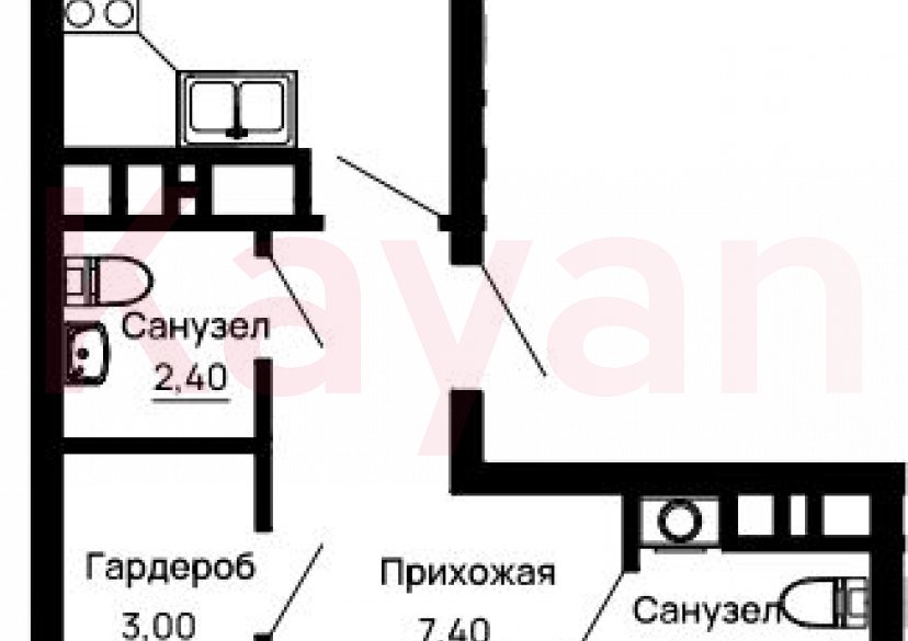 Продажа 2-комн. квартиры, 55.6 кв.м фото 0 Продажа 2-комн. квартиры, 55.6 кв.м фото 0