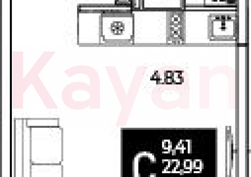 Продажа студии, 22.99 кв.м фото 0