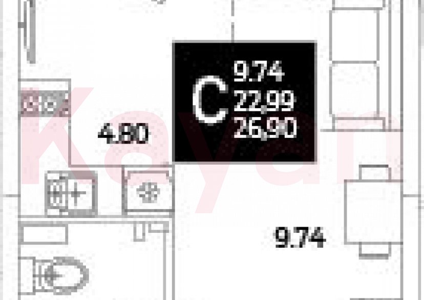 Продажа студии, 22.99 кв.м фото 0 Продажа студии, 22.99 кв.м фото 0