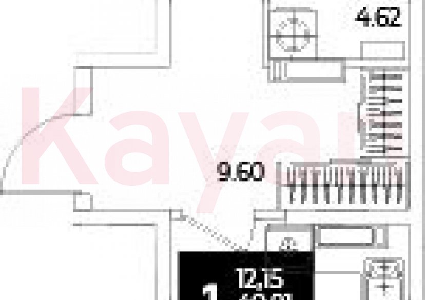 Продажа 1-комн. квартиры, 40.91 кв.м фото 0