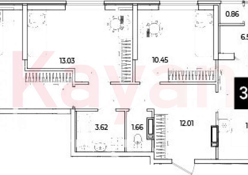 Продажа 3-комн. квартиры, 73.93 кв.м фото 0