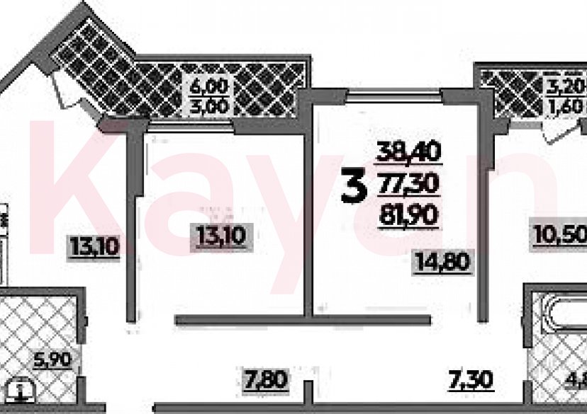Продажа 3-комн. квартиры, 77.4 кв.м фото 0 Продажа 3-комн. квартиры, 77.4 кв.м фото 0