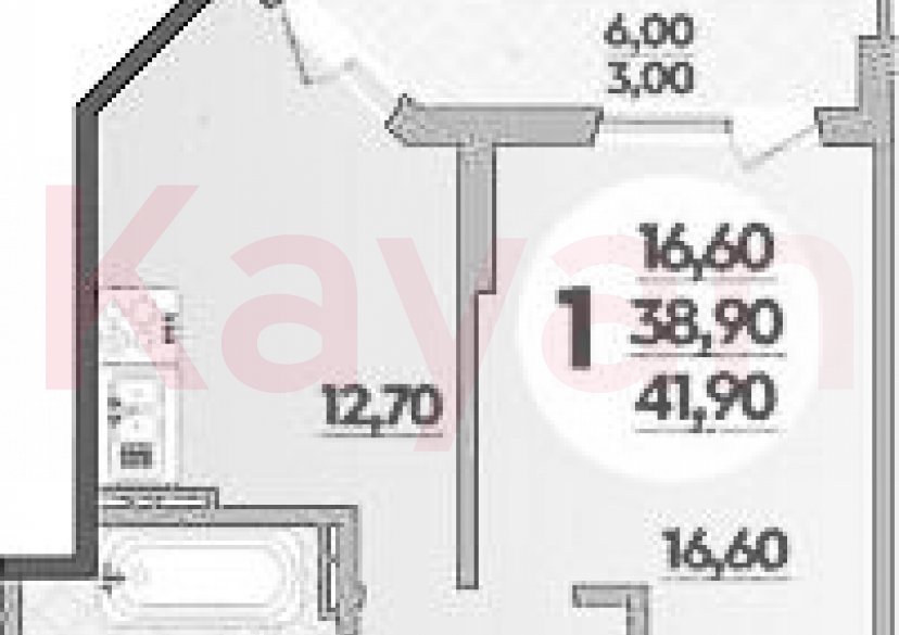 Продажа 1-комн. квартиры, 39 кв.м фото 0