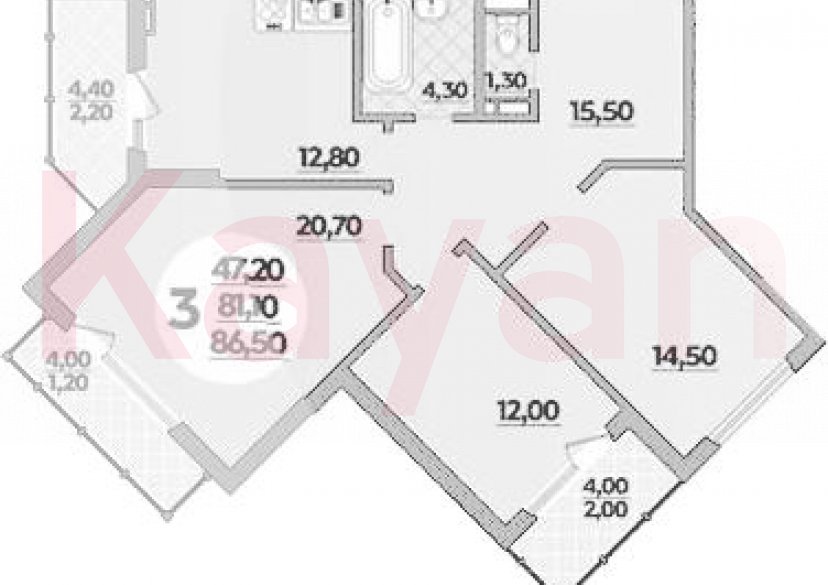 Продажа 3-комн. квартиры, 81.6 кв.м фото 0 Продажа 3-комн. квартиры, 81.6 кв.м фото 0