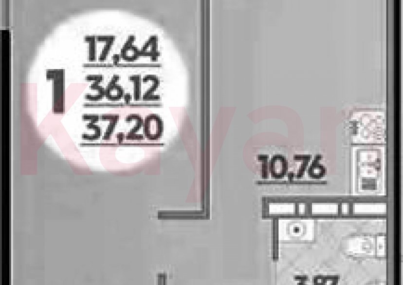 Продажа 1-комн. квартиры, 36.12 кв.м фото 0