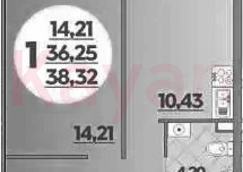 Продажа 1-комн. квартиры, 36.25 кв.м фото 0