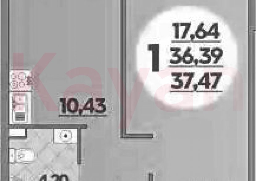 Продажа 1-комн. квартиры, 36.39 кв.м фото 0