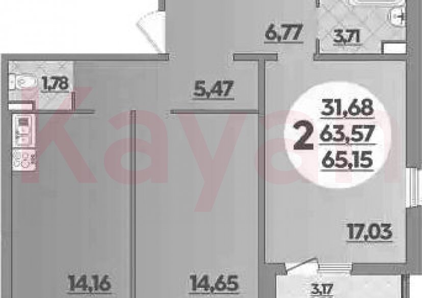 Продажа 2-комн. квартиры, 63.57 кв.м фото 0 Продажа 2-комн. квартиры, 63.57 кв.м фото 0