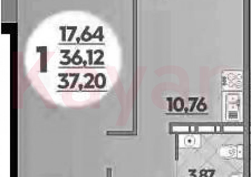 Продажа 1-комн. квартиры, 36.12 кв.м фото 0