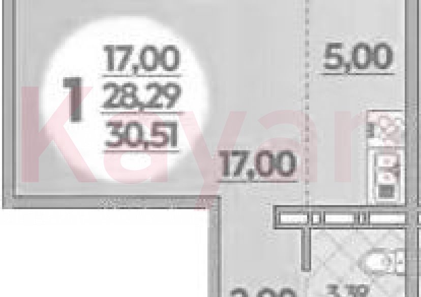 Продажа студии, 28.29 кв.м фото 0 Продажа студии, 28.29 кв.м фото 0
