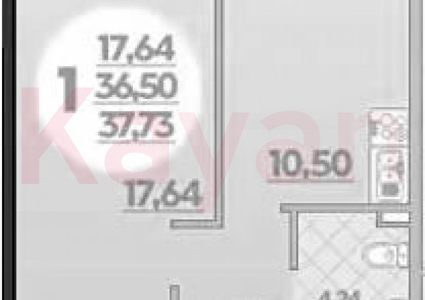 Продажа 1-комн. квартиры, 36.5 кв.м фото 0