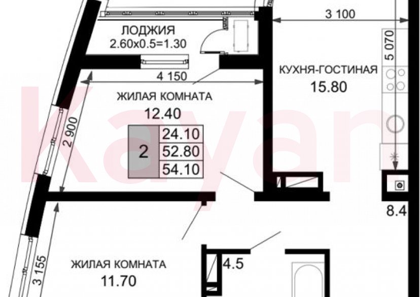 Продажа 3-комн. квартиры, 52.8 кв.м фото 0 Продажа 3-комн. квартиры, 52.8 кв.м фото 0