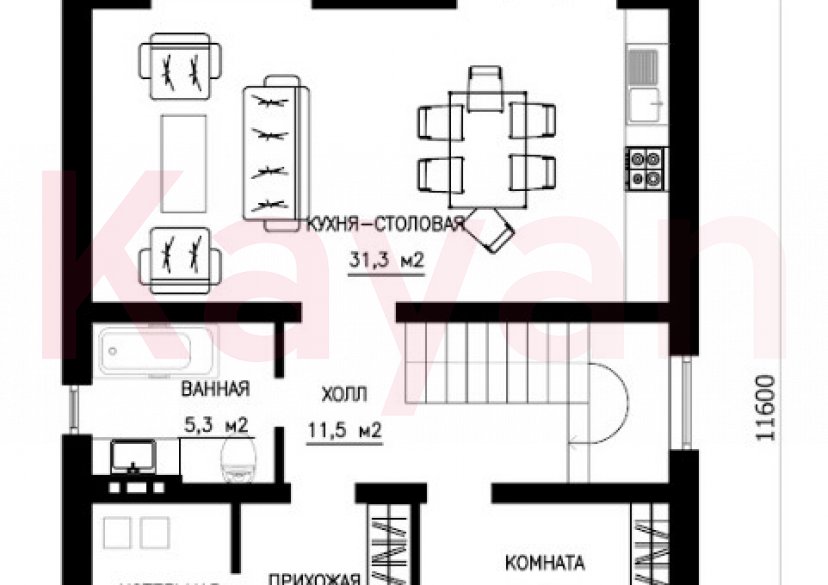 Продажа коттеджа, 157 кв.м фото 7