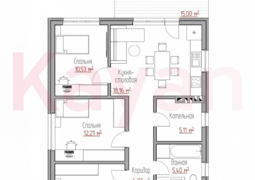Продажа дома, 100 кв.м фото 2 Продажа дома, 100 кв.м фото 2