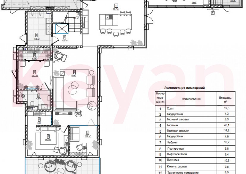Продажа коттеджа, 620 кв.м фото 44 Продажа коттеджа, 620 кв.м фото 44