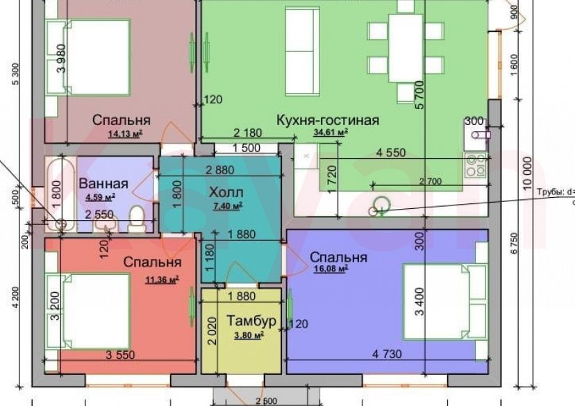 Продажа дома, 100 кв.м фото 2 Продажа дома, 100 кв.м фото 2