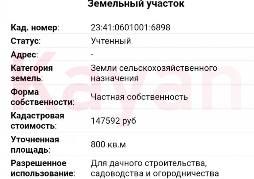 Продажа земельного участка, 8 сот. фото 2 Продажа земельного участка, 8 сот. фото 2